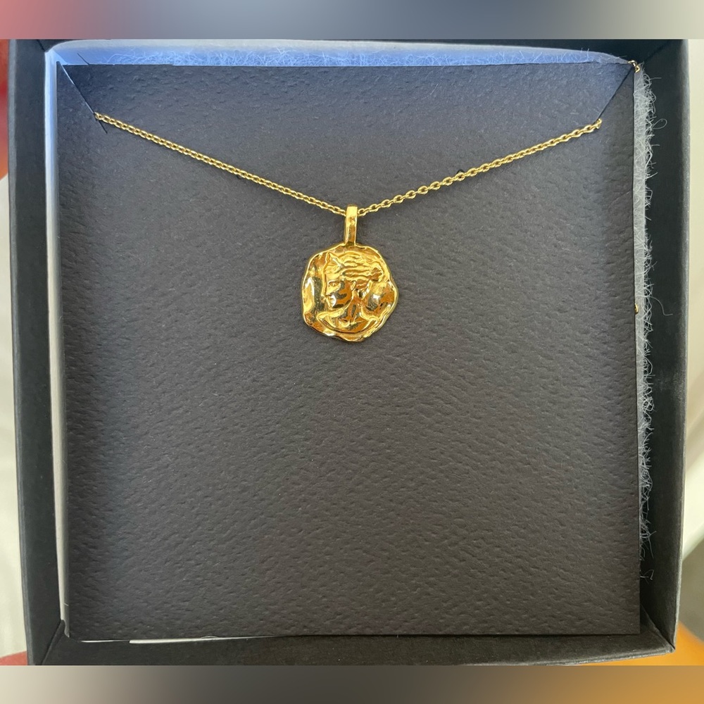 Molten Mini Medallion Necklace - Picture 4 of 6